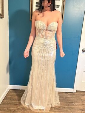 Gianni Bini (GB) Gown Champagne